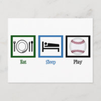 Mangez le sommeil Jouer au baseball