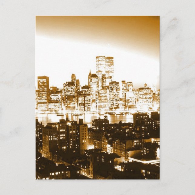 Carte Postale Manhattan New York (Devant)