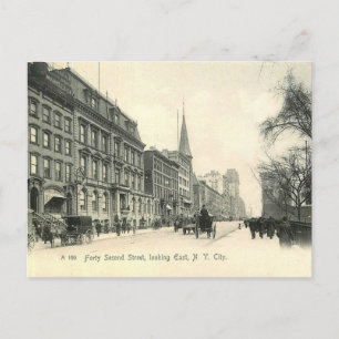 Carte Postale Manhattan, New York, 42e rue 1905 Vintage