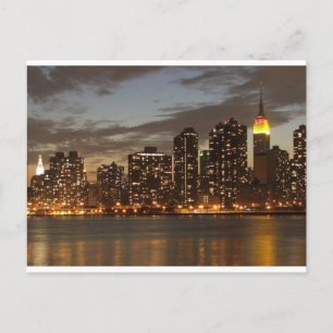 Carte Postale Manhattan Skyline, New York, New York, États-Unis
