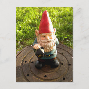 Carte Postale Manhole Gnome
