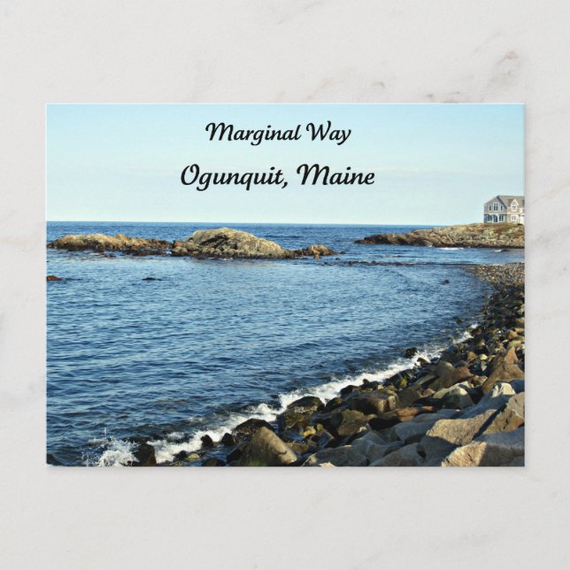Carte Postale Manière marginale, Ogunquit, Maine (Devant)