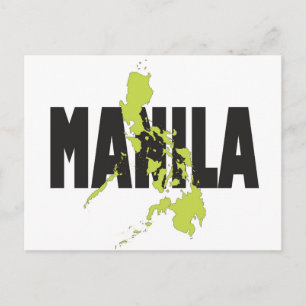 Carte Postale Manille, Philippines