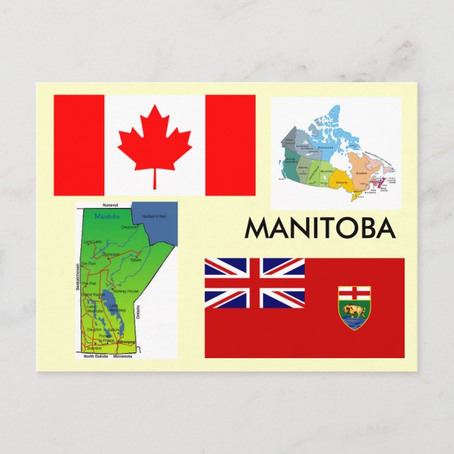 Carte Postale Manitoba, Canada (Devant)