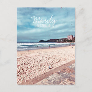 Carte Postale Manly Beach Retro Australie Voyage