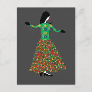 Carte Postale Mannequin de mode 01