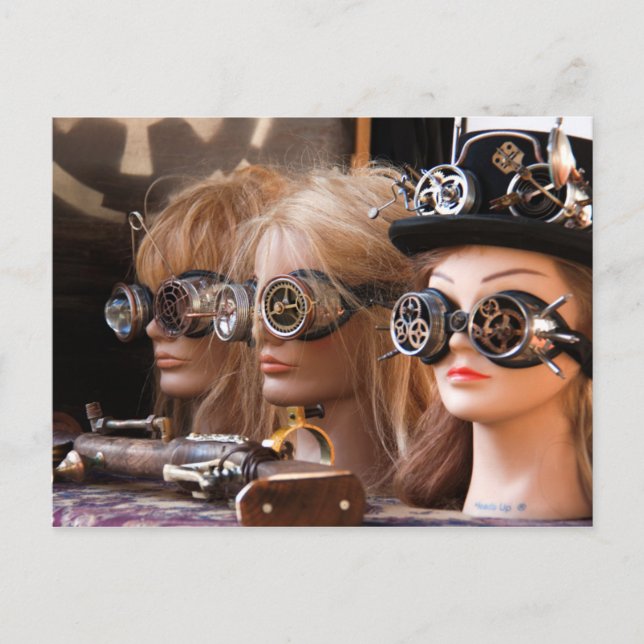 Carte Postale Mannequins de Steampunk (Devant)