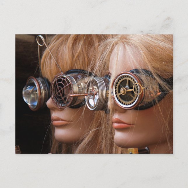 Carte Postale Mannequins de Steampunk (Devant)
