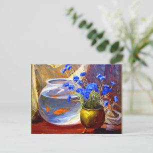 Carte Postale Mannheim - Aquarium et Fleurs