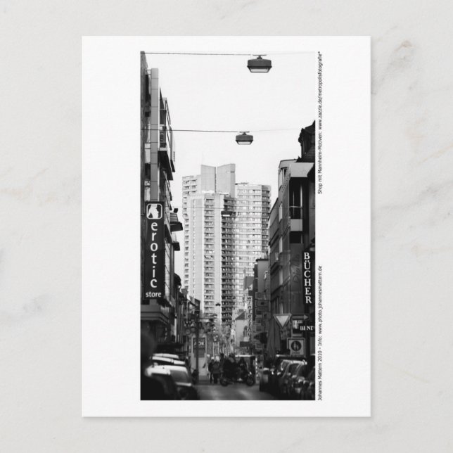 Carte Postale Mannheim - Dans den Quadraten (Devant)