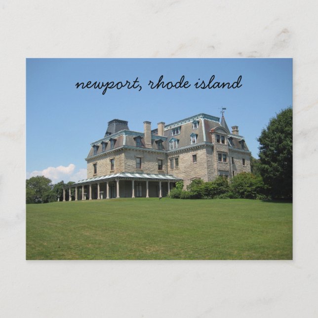 Carte Postale Manoir de Newport, Rhode Island (Devant)