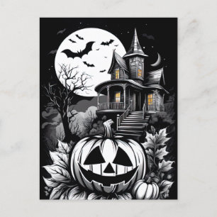 Carte Postale Mansion d'Ombres, Collines d'Halloween