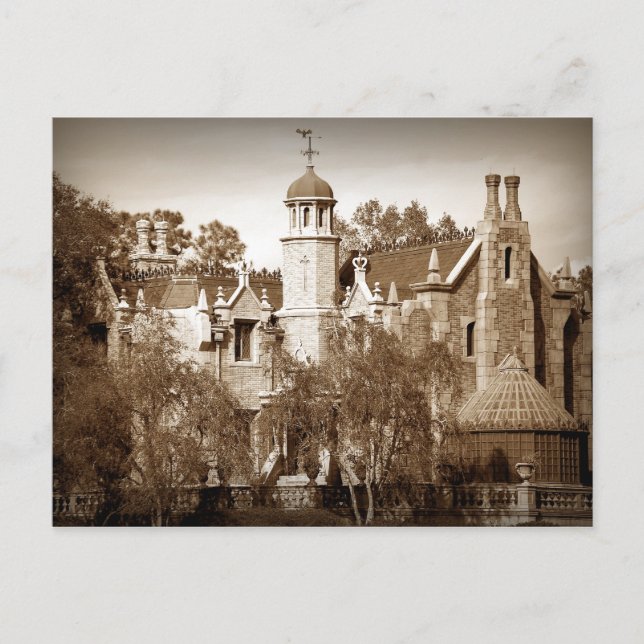 Carte Postale Mansion hantée (Devant)