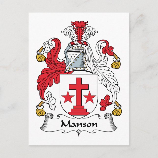 Carte Postale Manson Family Crest (Devant)