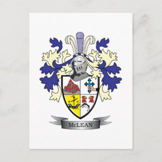 Carte Postale Manteau de crête de famille McLean TITRE