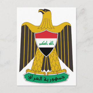 Carte Postale Manteau de l'Irak des bras