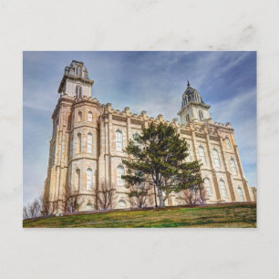Carte Postale Manti LDS Mormon Temple