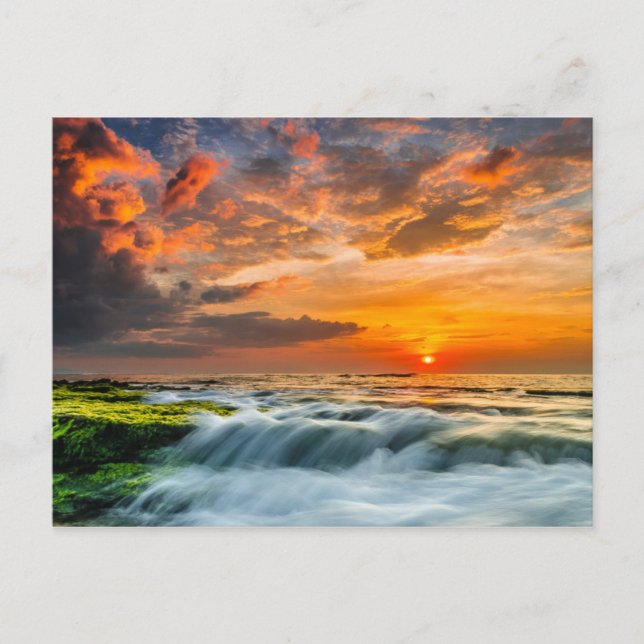 Carte Postale Manyar Beach À Sunrise (Devant)