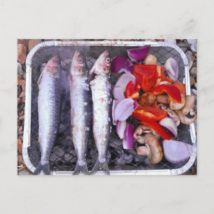 Carte postale Maquereau frais
