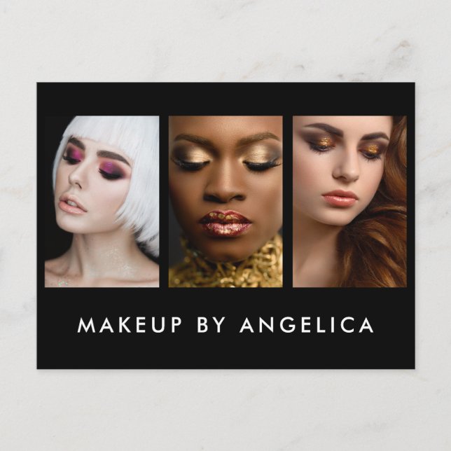 Carte Postale Maquillage Artiste 3 Photo (Devant)