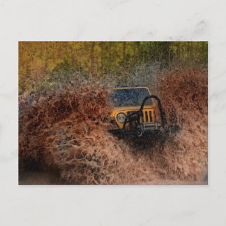 Carte Postale Marais Jeeping