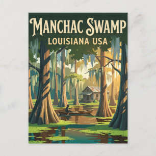 Carte Postale Marais Manchac USA