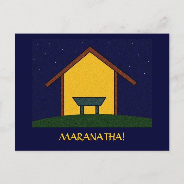 CARTE POSTALE MARANATHA ! (Devant)