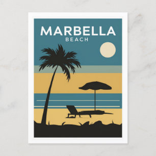 Carte Postale Marbella Beach Espagne