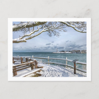 Carte Postale Marblehead, Massachusetts, Port d'hiver