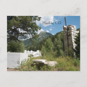 Carte Postale Marbre, CO