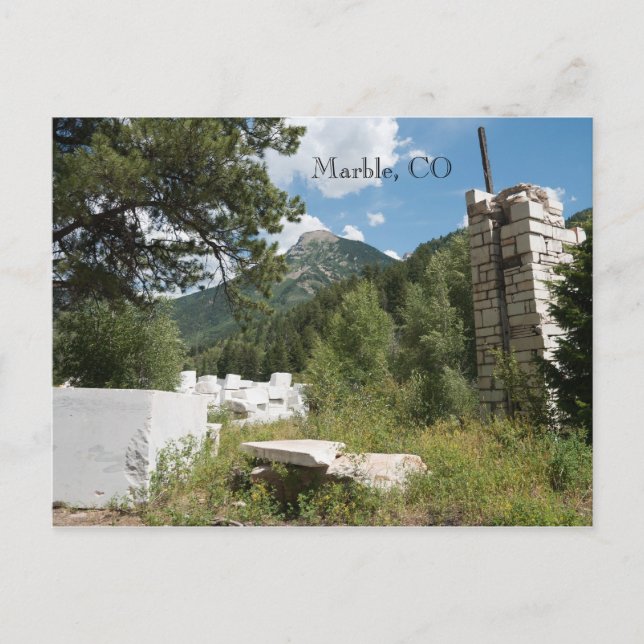 Carte Postale Marbre, CO (Devant)