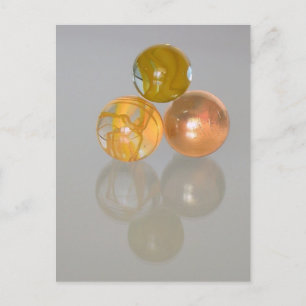 Carte postale - marbre orange