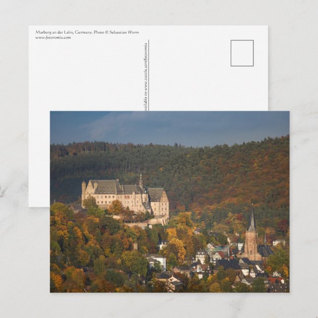 Carte Postale Marburg Allemagne (Devant / Derrière)