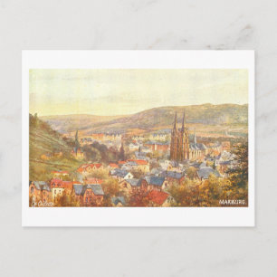 Carte Postale Marburg, Allemagne, vintage