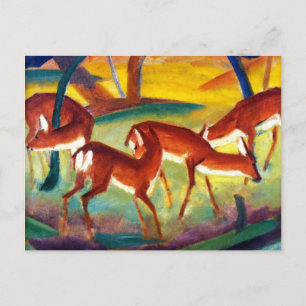 Carte Postale Marc - Red Deer I