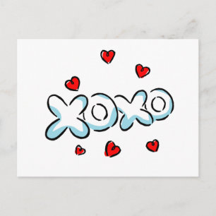 Carte Postale Marchandises Hugs and Kisses