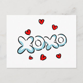Carte Postale Marchandises Hugs and Kisses