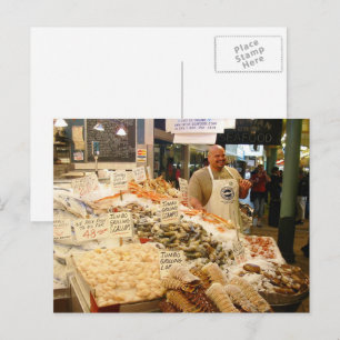 Carte Postale Marché aux poissons Seattle Washington