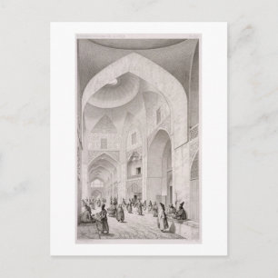 Carte Postale Marché aux tissus, à Ispahan, de 'Voyage Pittoresq