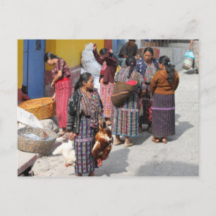 Carte Postale Marché de l'Amérique centrale - Marché du Guatemal