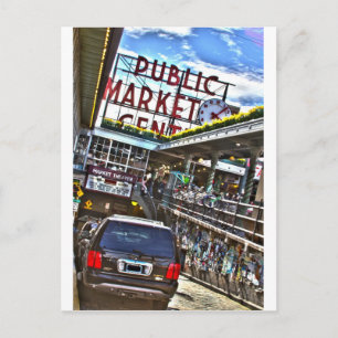 Carte Postale Marché de Pike Place