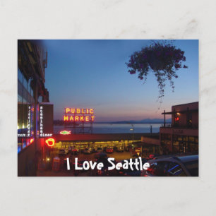 Carte Postale Marché de Pike Place