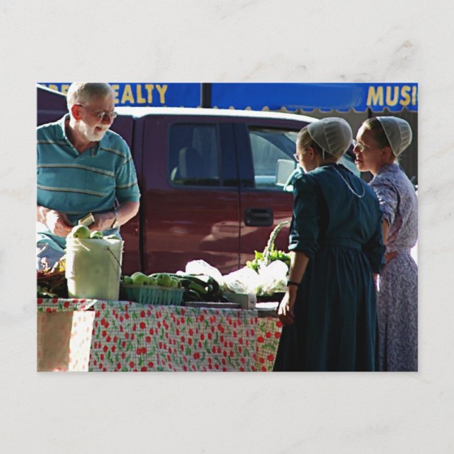 Carte Postale Marché des agriculteurs (Devant)