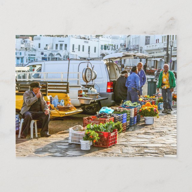 Carte Postale Marché des agriculteurs (Devant)
