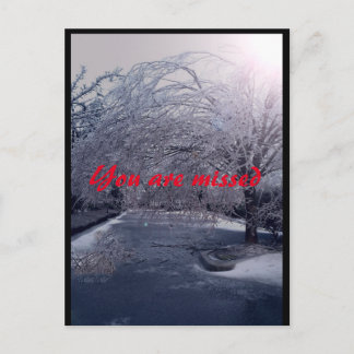 Carte Postale Marche des hivers