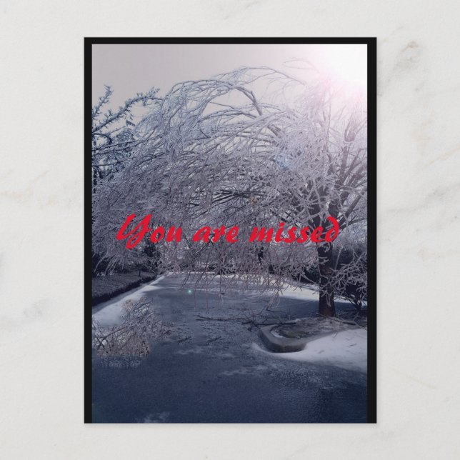 Carte Postale Marche des hivers (Devant)