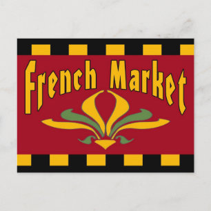Carte Postale Marché français