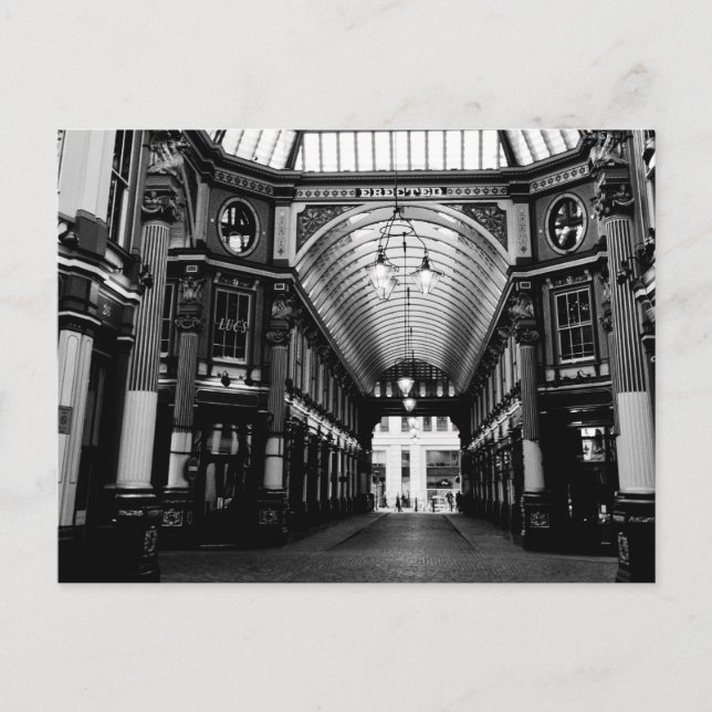 Carte Postale Marché Leadenhall Londres (Devant)