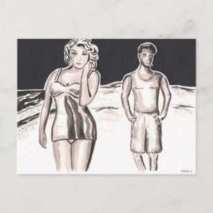 Carte postale Marche nocturne