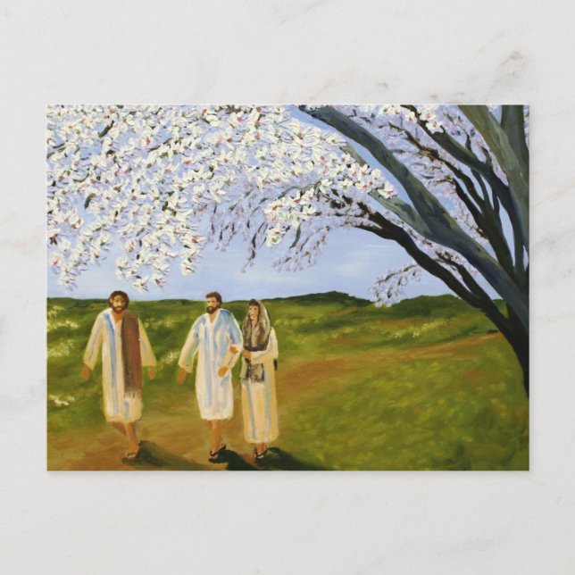 Carte Postale Marcher Avec Jésus (Devant)